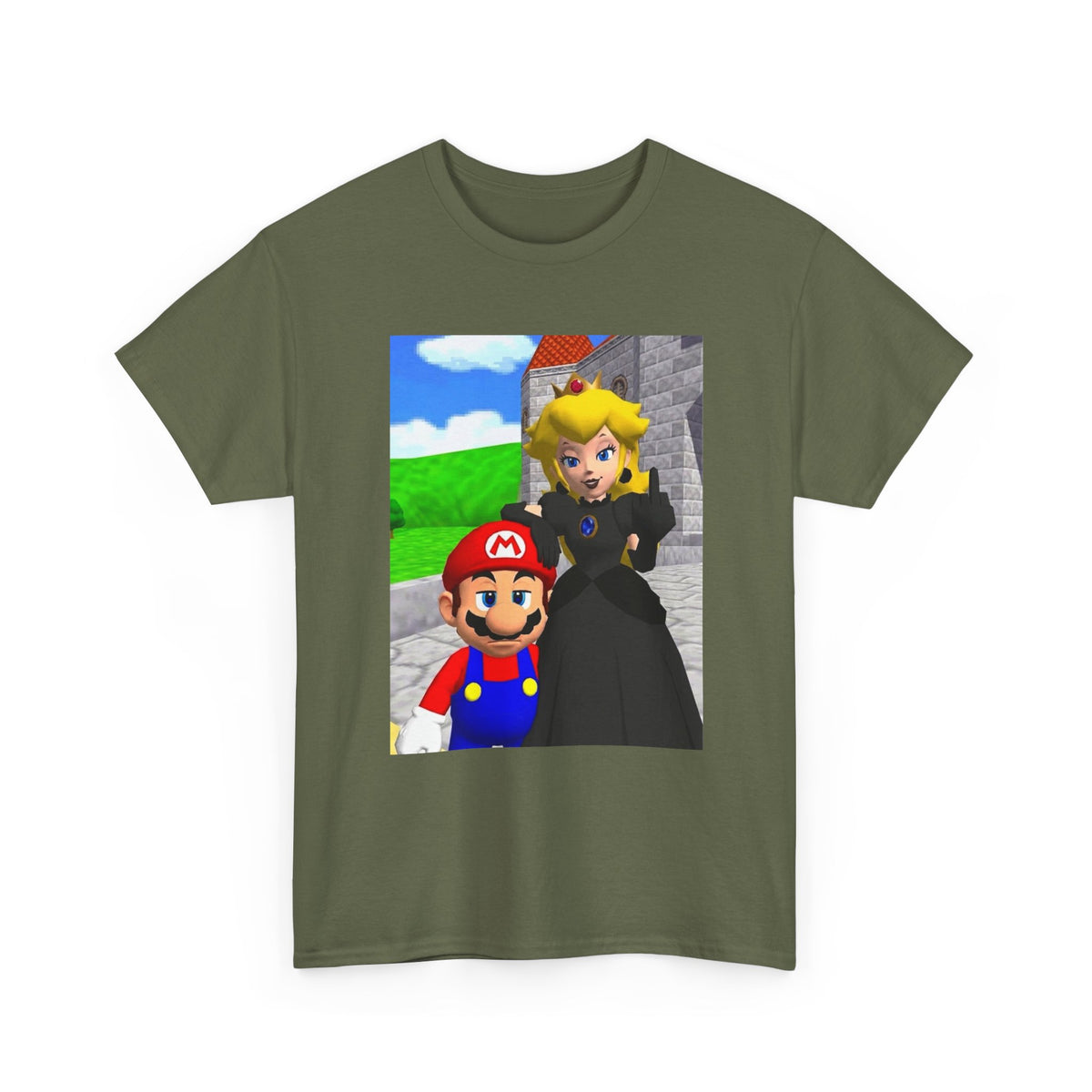 Princess Peach Flipping The Bird Tee