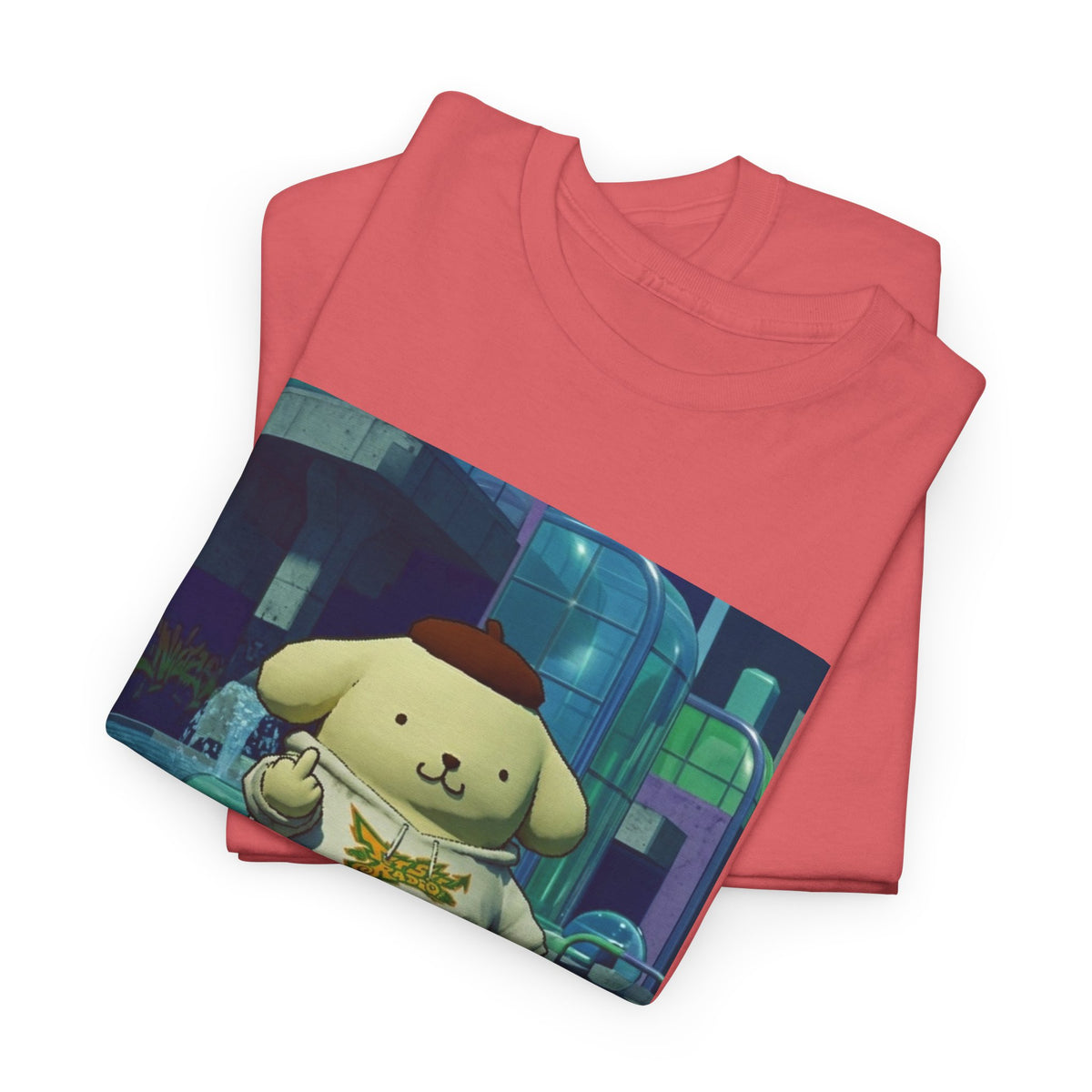 Pompompurin Skates and Flips The Bird