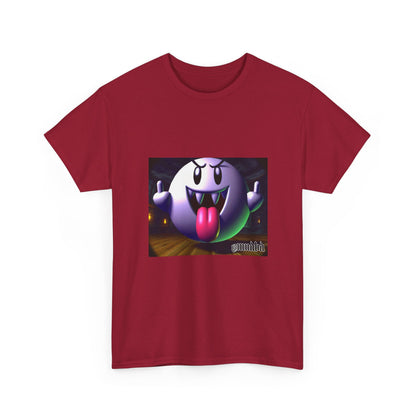 Edgy Ghost Flipping The Bird Tee