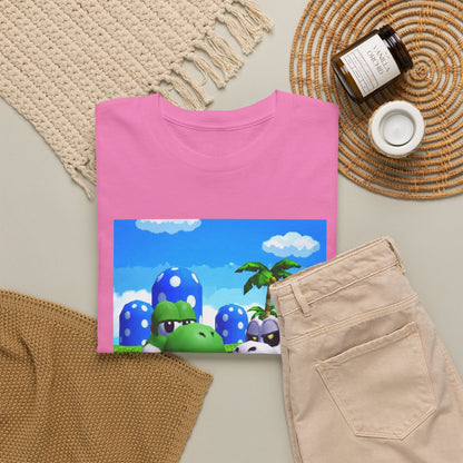 Yoshi And Dry Bones Flipping Off Tee