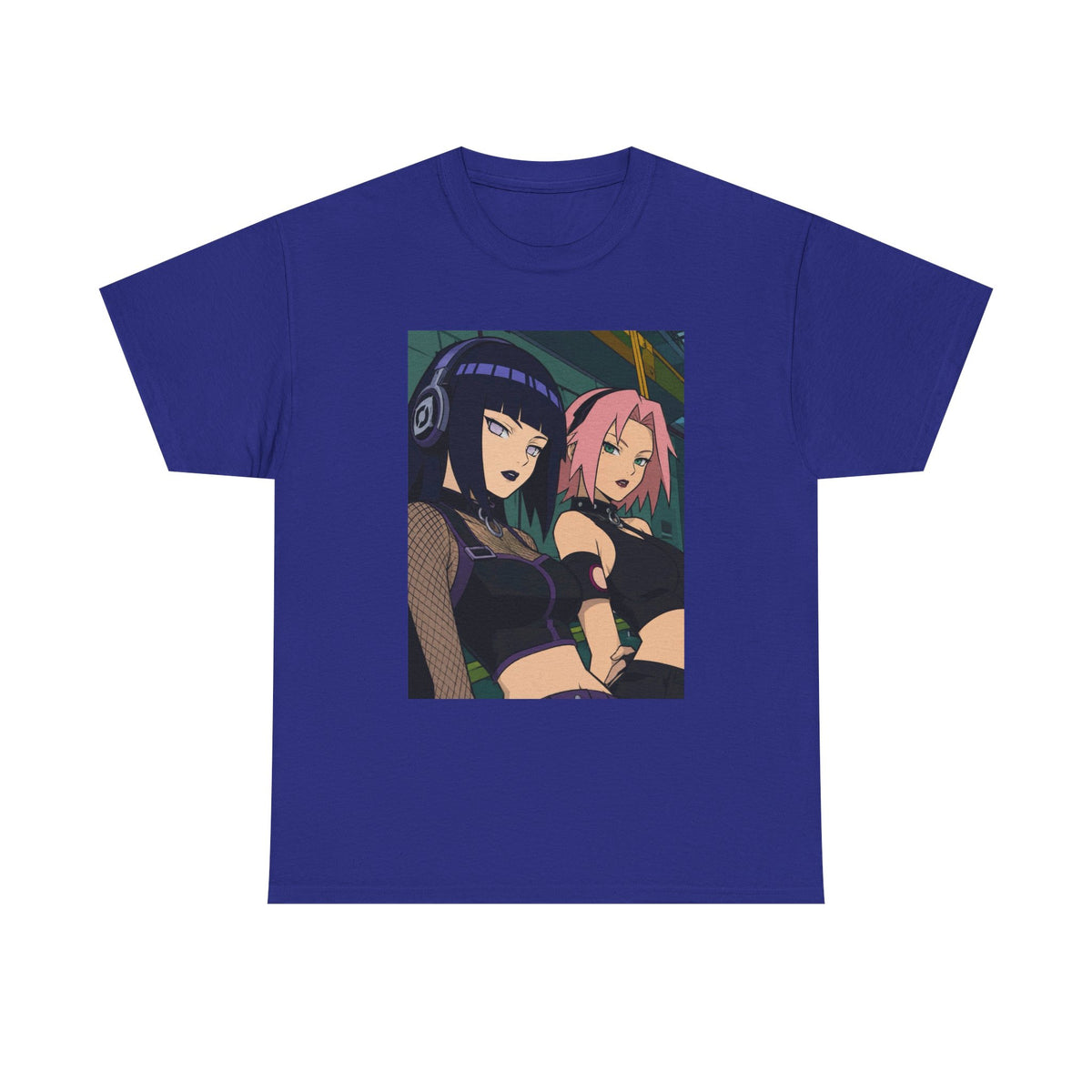 Goth Hinata and Sakura Anime Duo