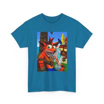 Crash Bandicoot Taking A Hit Tee