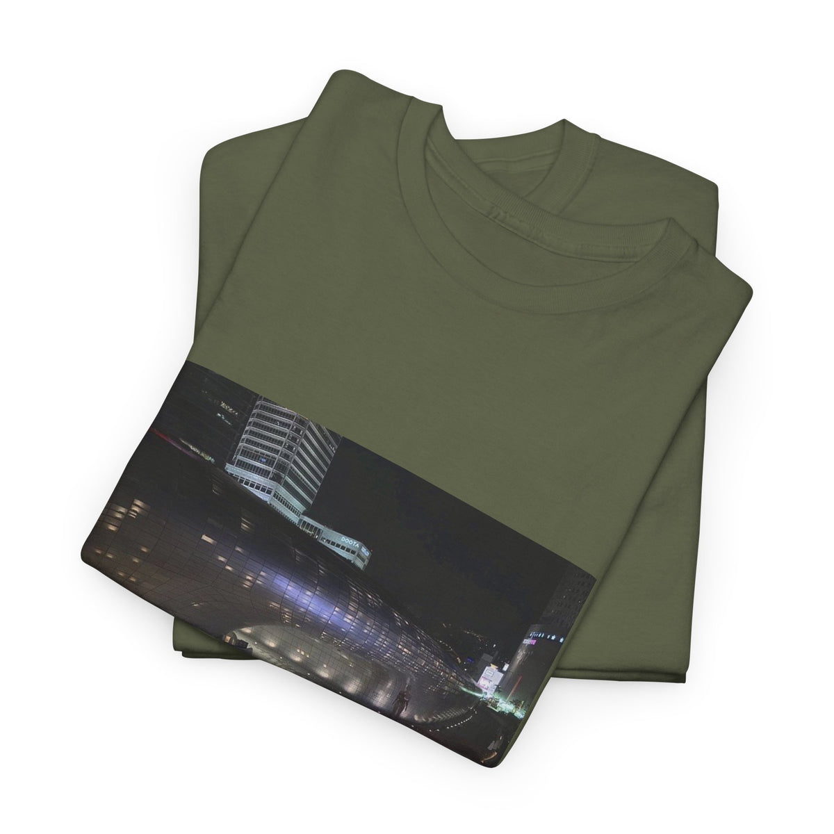 Space Station Floating Above Earth Tee