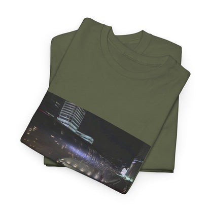 Space Station Floating Above Earth Tee