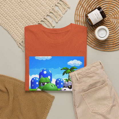 Yoshi And Dry Bones Flipping Off Tee