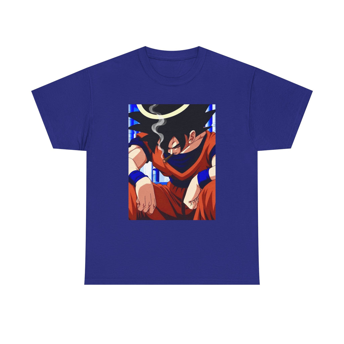 Goku Chilling With A Halo Blazin' Tee