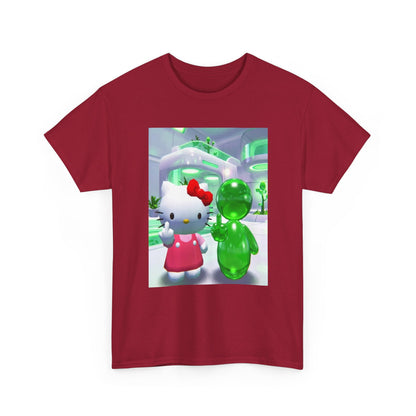 Hello Kitty and Alien Flipping The Bird