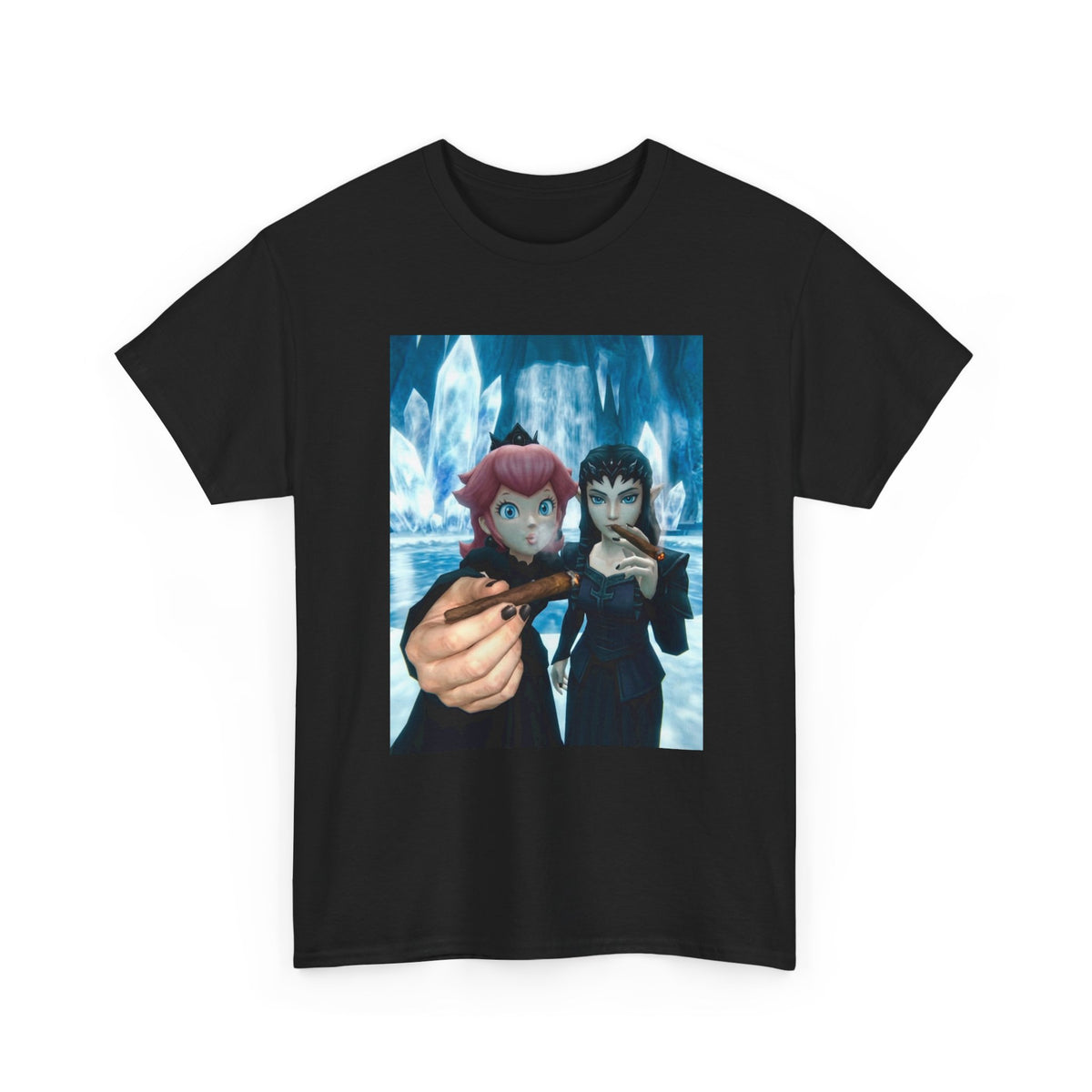 Gothic Peach And Elf Smoking Blunts