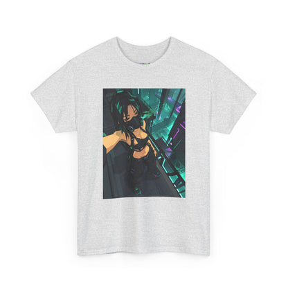 Midnight Ember Leaf Graphic Tee