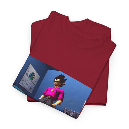 Y2K Vegeta Chilling With PlayStation Tee