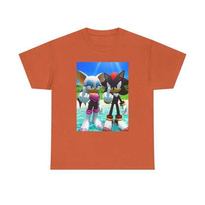 Rouge And Shadow Flipping The Bird Tee (Design 4)