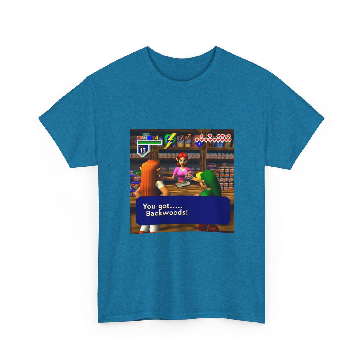 Link Buying Backwoods In Hyrule Shop Tee