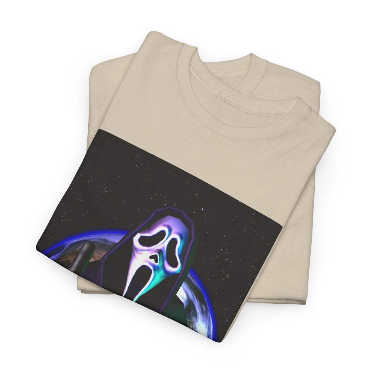 Ghostface Flipping Off The Earth Tee