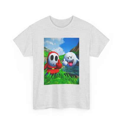 Shy Guy And Boo Flipping Off Tee