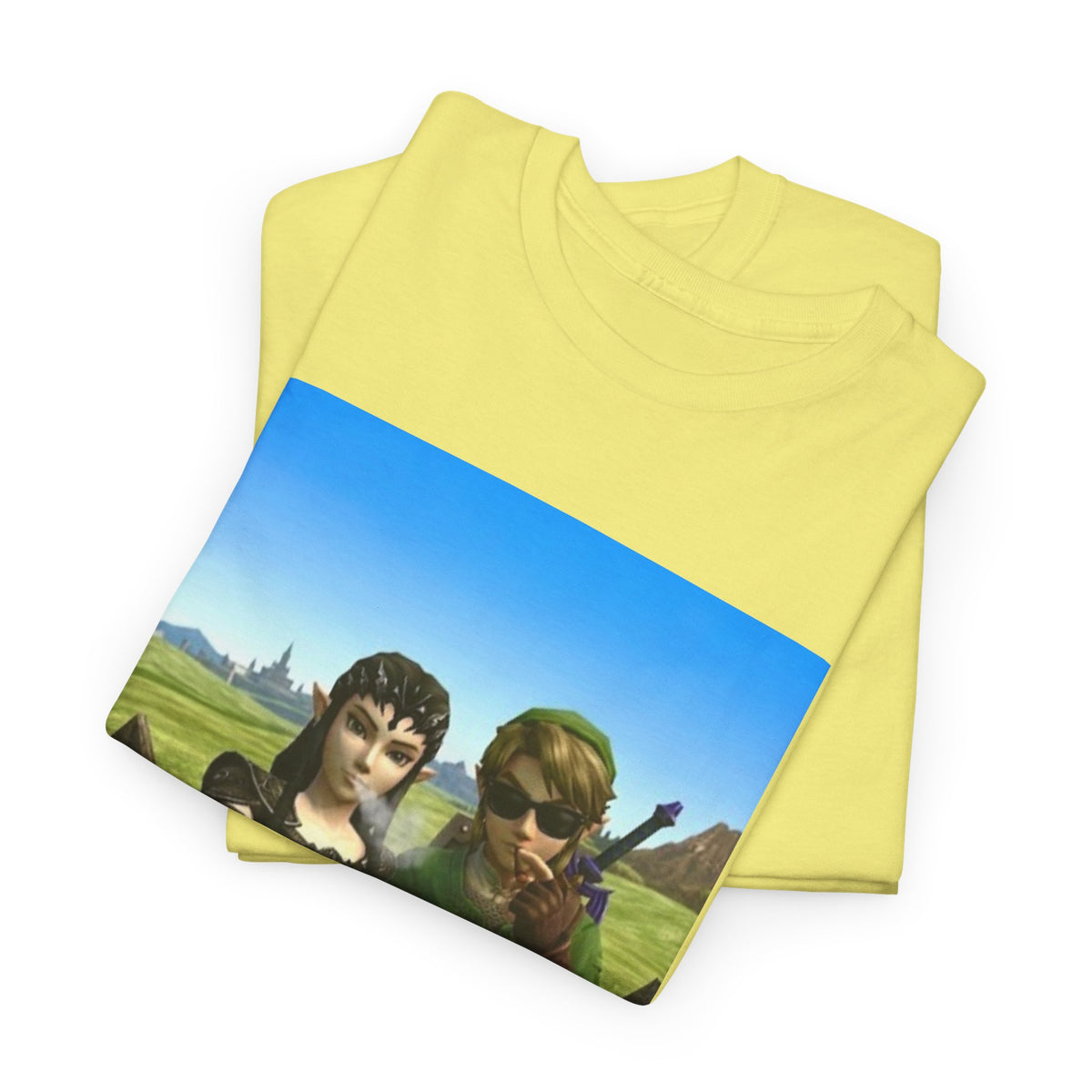 Link And Midna Smoking Blunts Tee