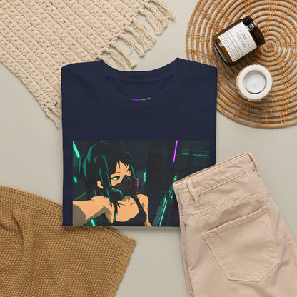Green Horizon Blur Graphic Tee