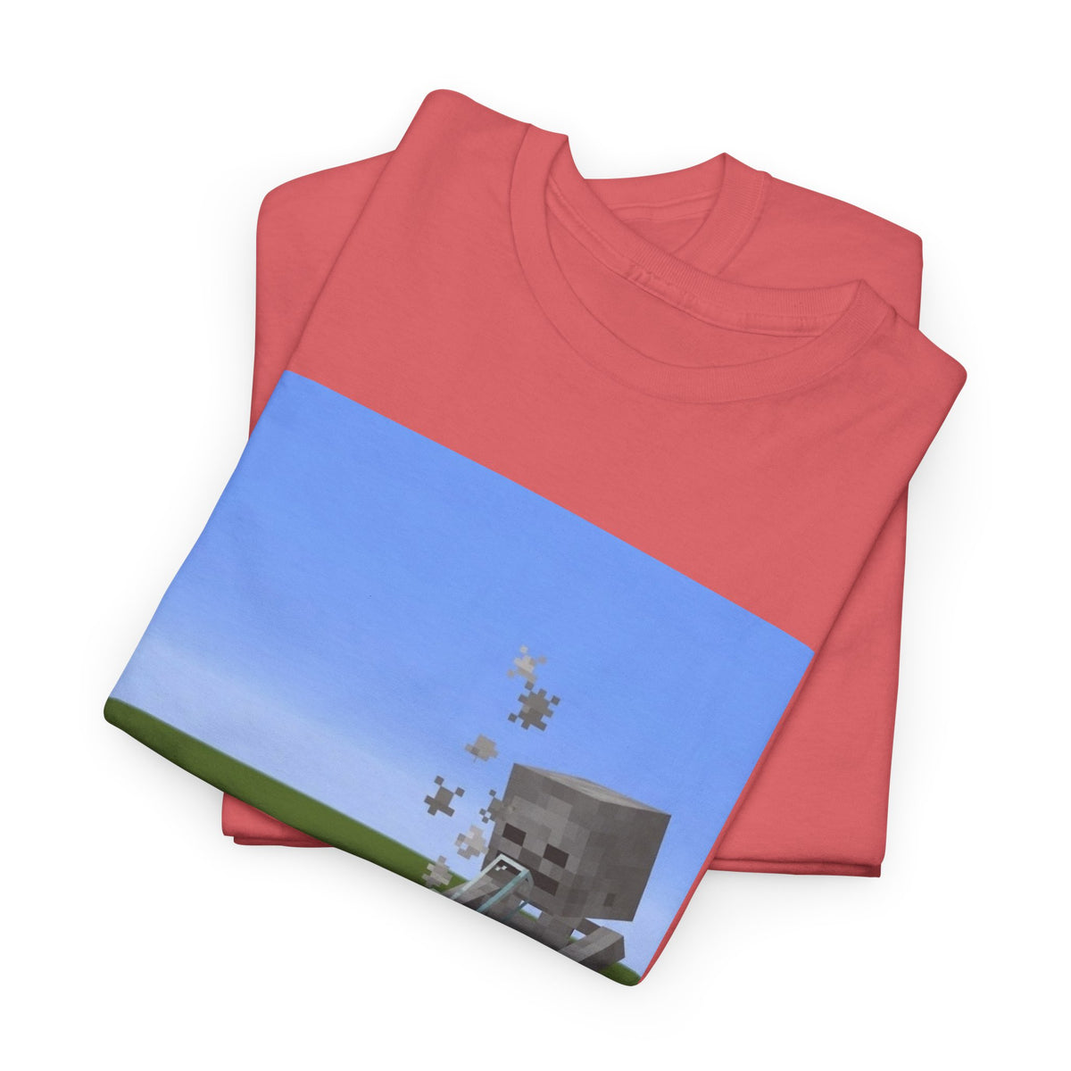 Minecraft Skeleton Taking A Hit Tee