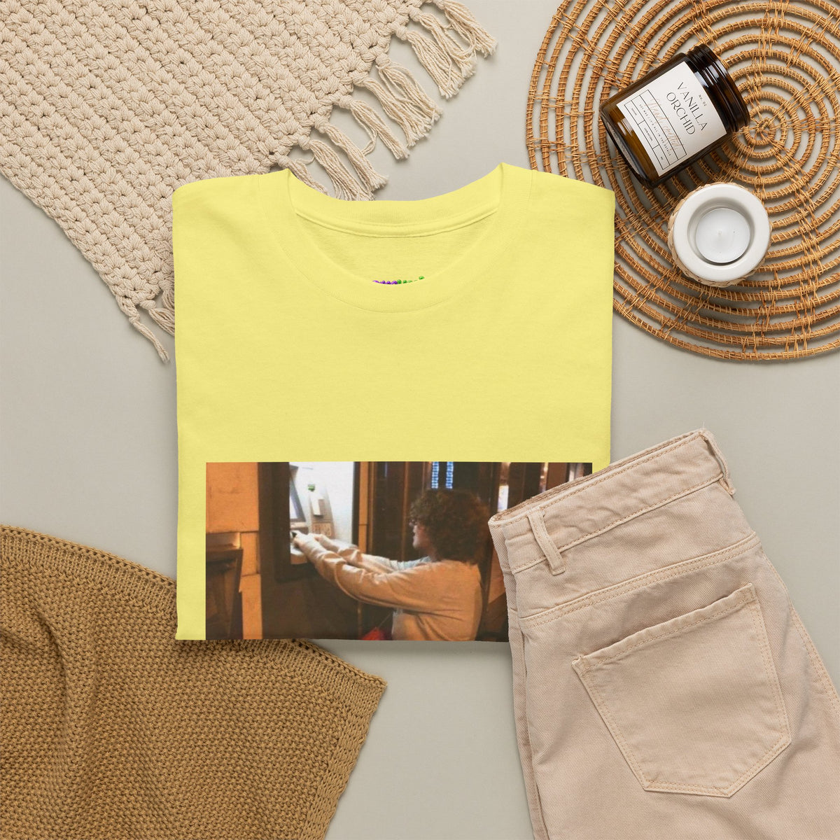 Gravity Defying Green Graphic Tee