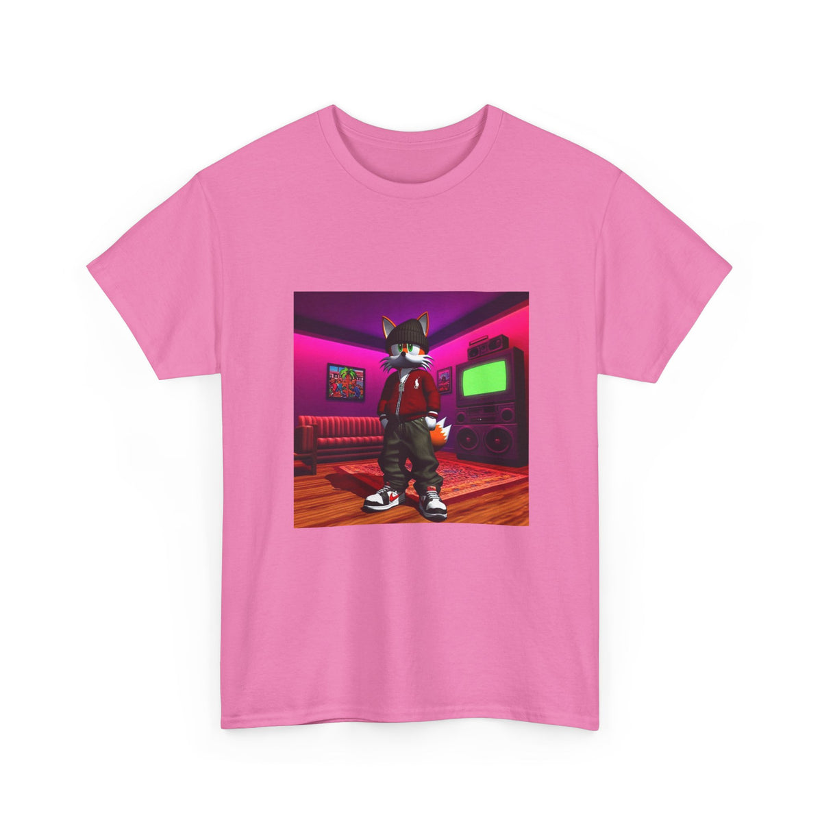 Swagged-Out Fox In Retro Chill Pad