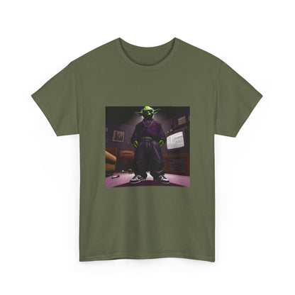 Yoda In Y2K Drip Standing Confidently