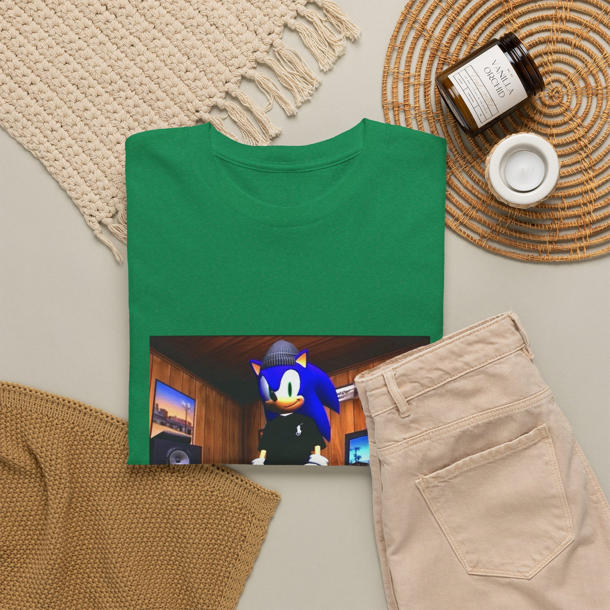 Gamer Sonic Dressed To Chill