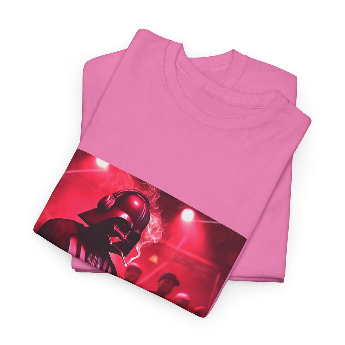 Darth Vader DJ Mixing And Smoking Tee