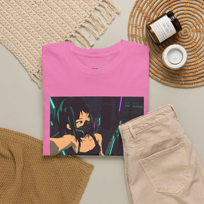 Green Horizon Blur Graphic Tee