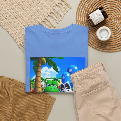 Yoshi And Dry Bones Flipping The Bird Tee (Design 6)