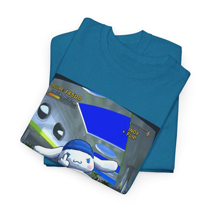 Skater Cloud Dog Flipping Bird Tee
