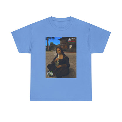 Mona Lisa Hitting The Bong Tee