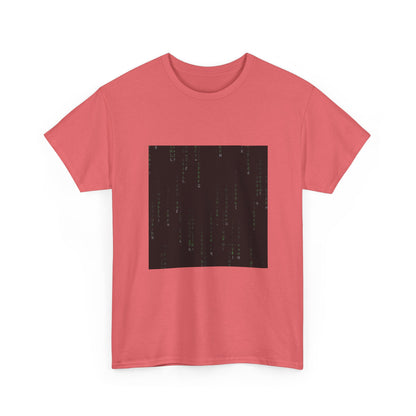 Neon Figure In Cyber Shower Tee