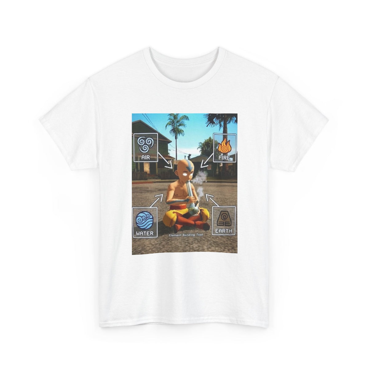 Aang Smoking On The Street Tee