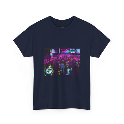 Neon Ember Flow Graphic Tee