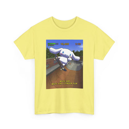 Pixel Cinnamoroll Skateboarding Middle Finger