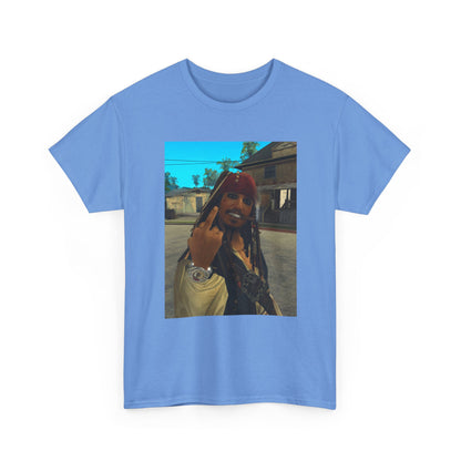 Gangster Jack Sparrow Flipping The Bird Tee