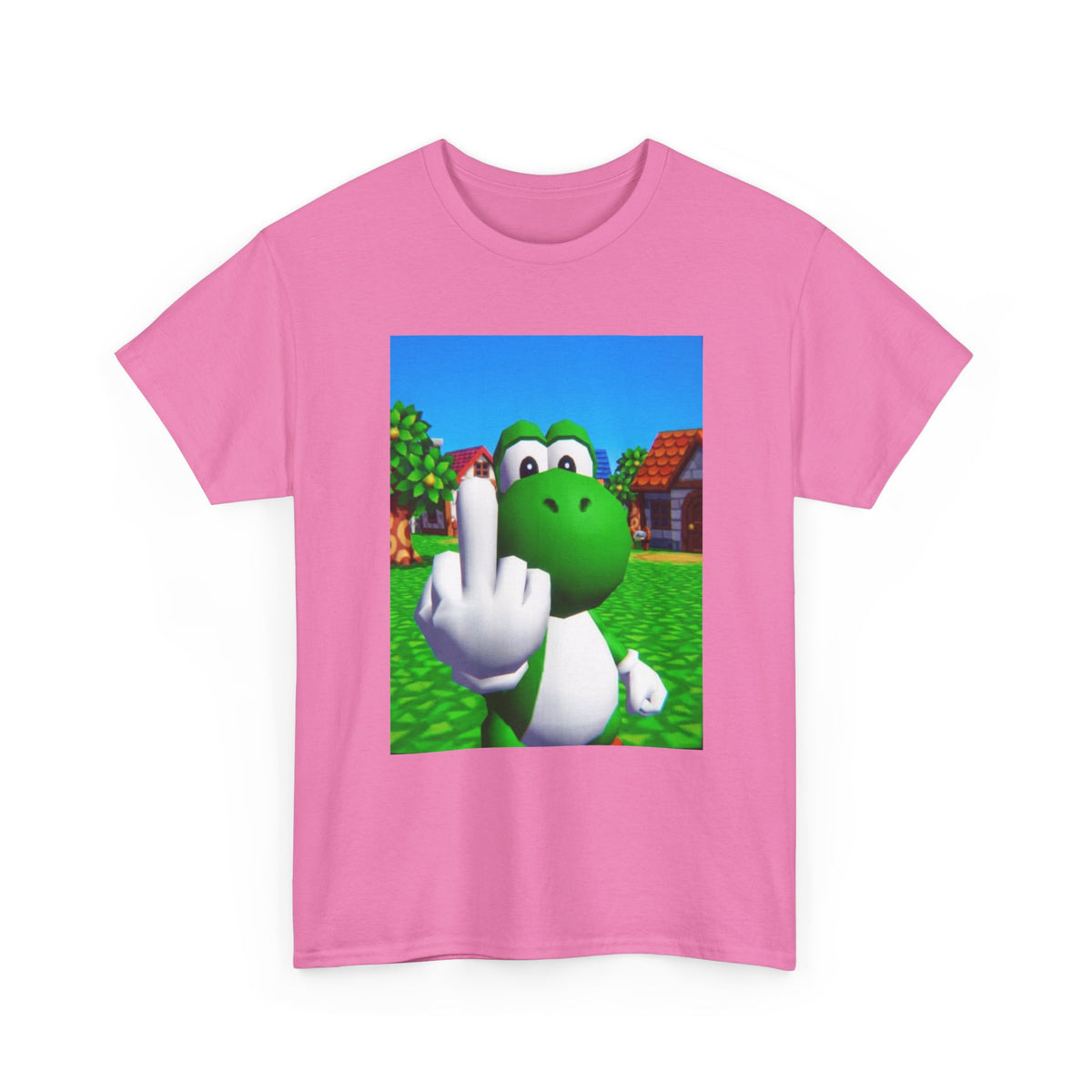 Yoshi Giving The Finger Tee (Design 6)