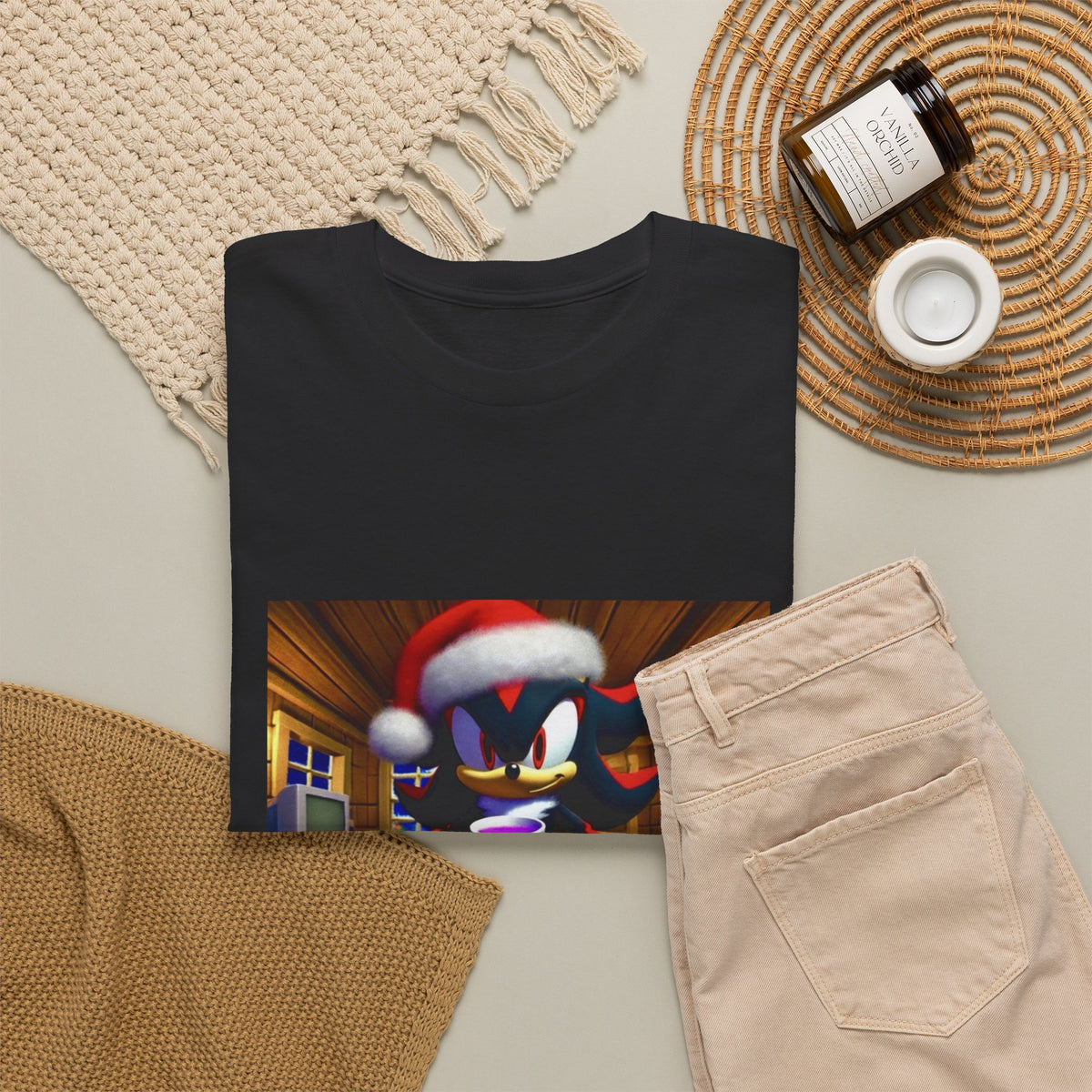 Shadow The Hedgehog With Holiday Purple Drink