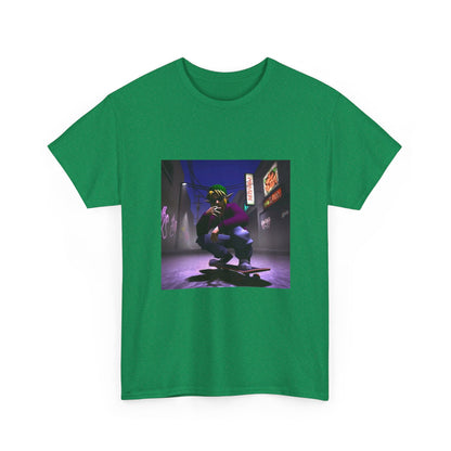 Skater Link Smoking In Neon Alley Tee (Design 8)