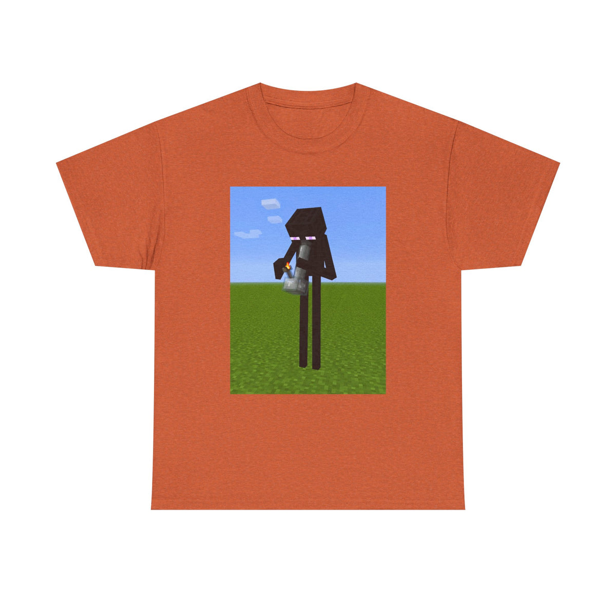 Enderman Lighting Up A Bong Tee