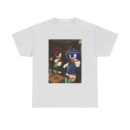 Shadow and Sonic Smoking Chill Tee