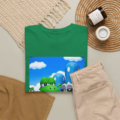 Yoshi And Dry Bones Flipping Off Tee (Design 7)