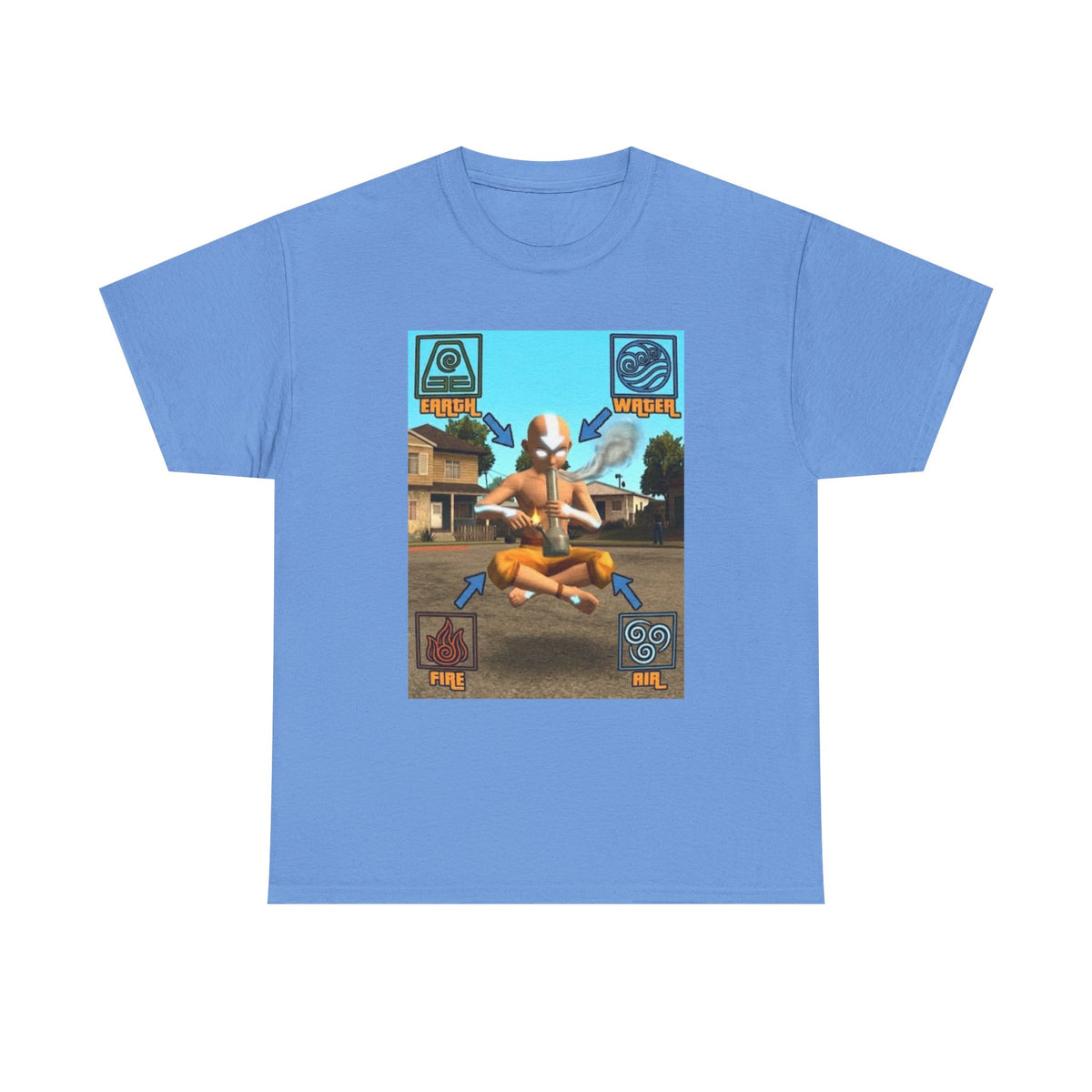 Bender Aang Meditating with Bong Tee