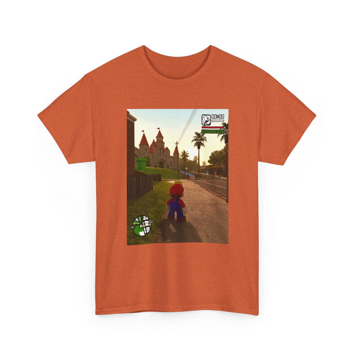 Mario In San Andreas Tee (Design 6)