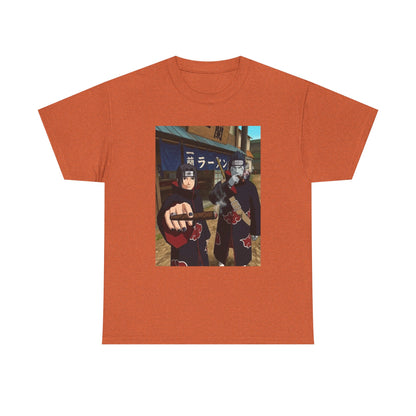 Itachi And Kisame Smoking Akatsuki Tee