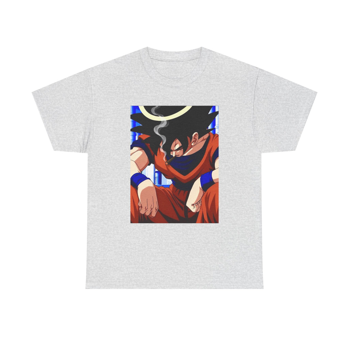 Goku Chilling With A Halo Blazin' Tee