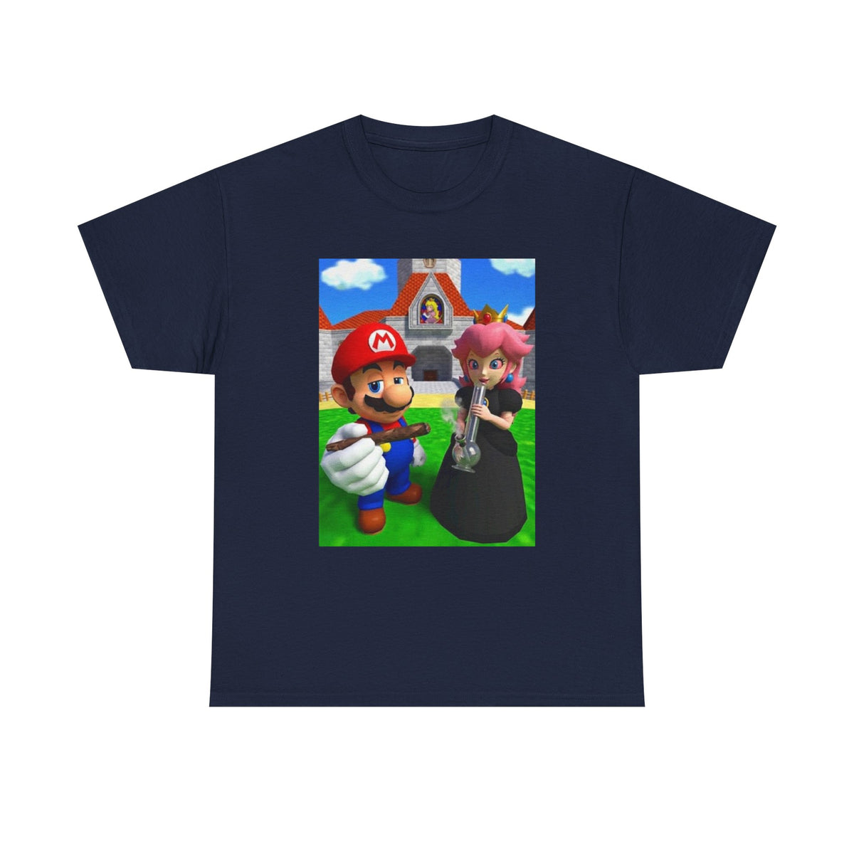 Mario And Princess Peach Puffing Loud