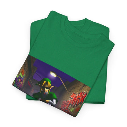 Skater Elf Smoking In Alleyway Tee