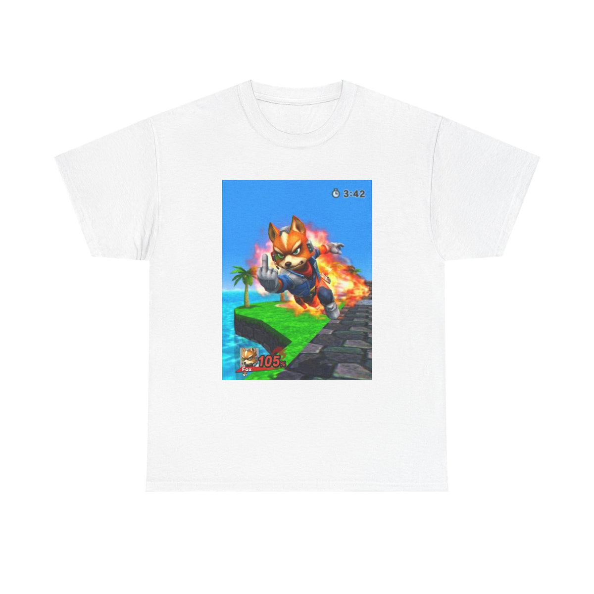 Fox McCloud Flipping The Bird Tee