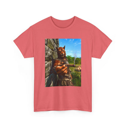 Khajiit Offering Smokin' Cigar Tee