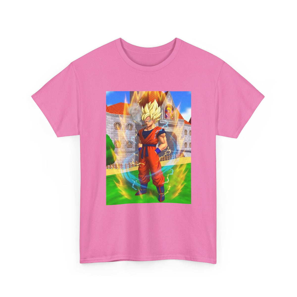 Super Saiyan Smoking A Blunt Tee